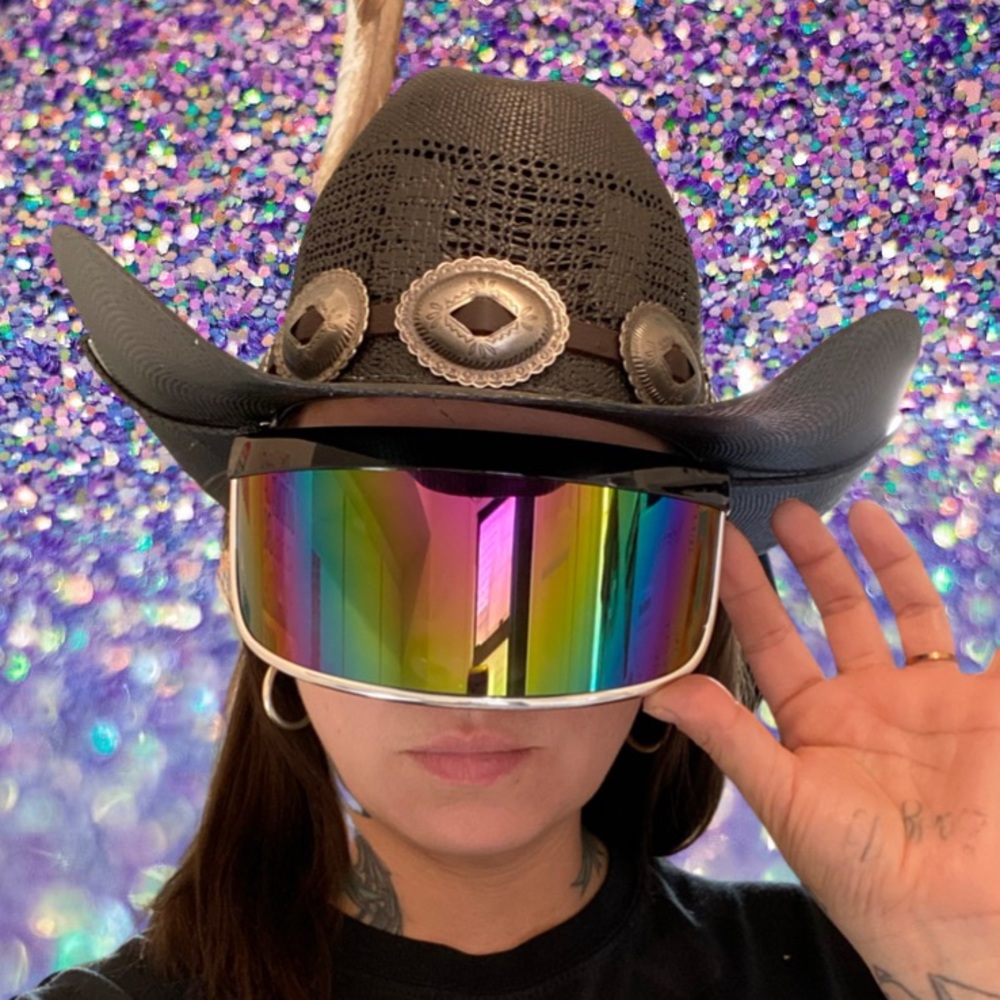 Sunvisor rave sunglasses